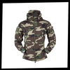 Tactical Jacket With All Weather Windproof And Waterproof Protection