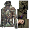 Tactical Jacket With All Weather Windproof And Waterproof Protection