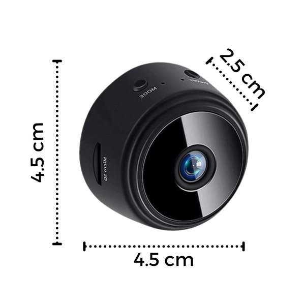 Compact Wireless Surveillance Camera With Night Vision And Motion Alerts