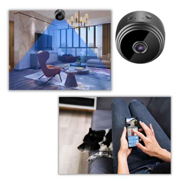 Compact Wireless Surveillance Camera With Night Vision And Motion Alerts