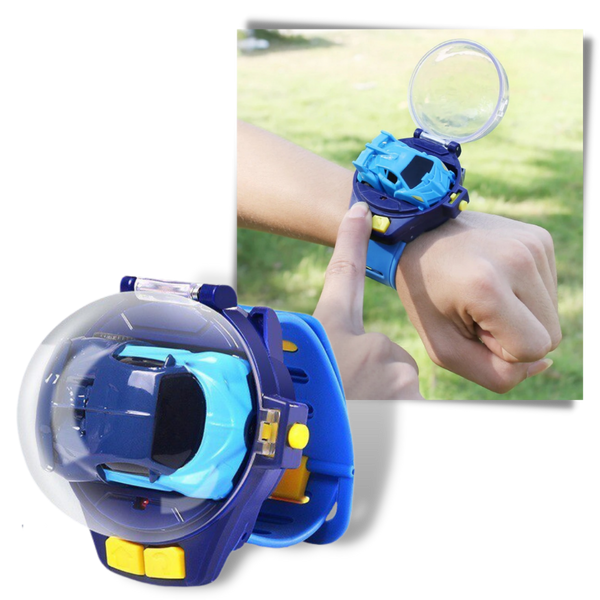 Rechargeable RC Car Watch for Kids with Durable Dustproof Design