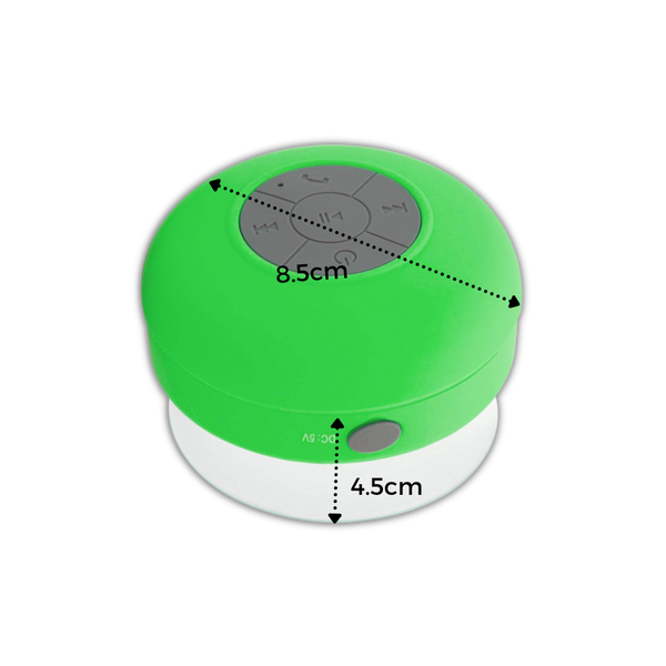 Waterproof Bluetooth Shower Speaker Delivers Clear Music