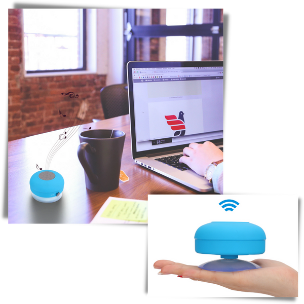 Waterproof Bluetooth Shower Speaker Delivers Clear Music