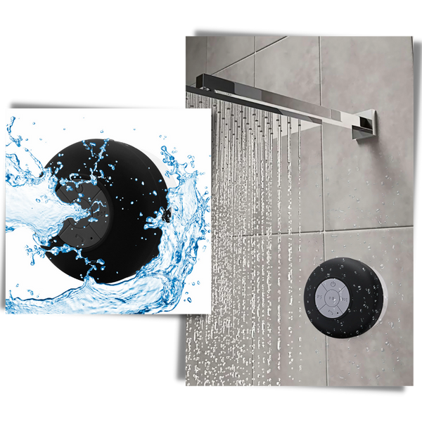 Waterproof Bluetooth Shower Speaker Delivers Clear Music