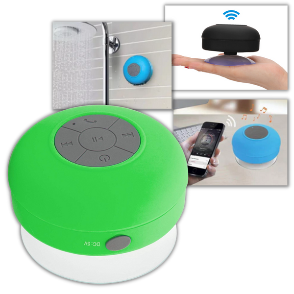 Waterproof Bluetooth Shower Speaker Delivers Clear Music