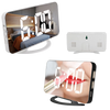Smart Mirror Alarm Clock With Dual Function For Gentle Wake Ups