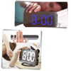 Smart Mirror Alarm Clock With Dual Function For Gentle Wake Ups