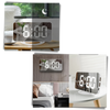 Smart Mirror Alarm Clock With Dual Function For Gentle Wake Ups