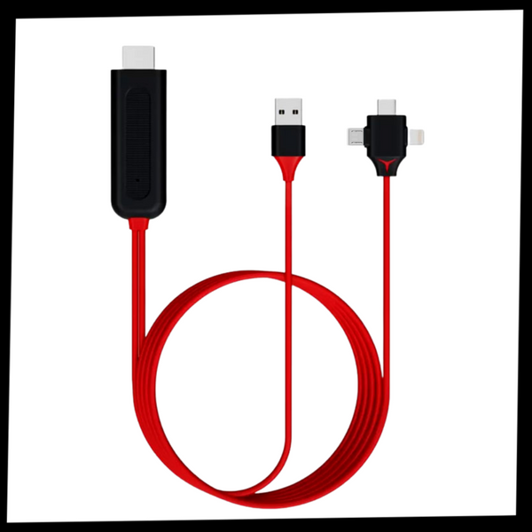 HDMI Mirror Cable for Phones and Tablets Screen Mirroring to TV