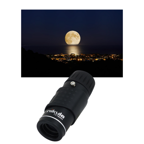 Compact Monocular Telescope For Sharp Distant Viewing