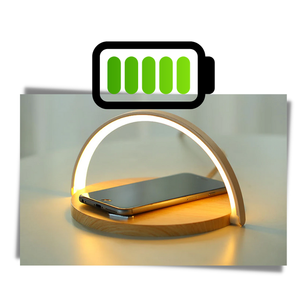 Premium LED Desk Lamp With Qi Wireless Charger And Phone Stand