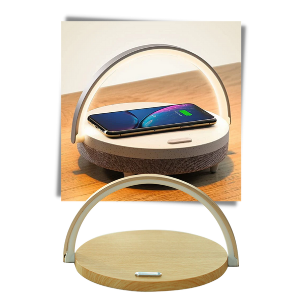 Premium LED Desk Lamp With Qi Wireless Charger And Phone Stand