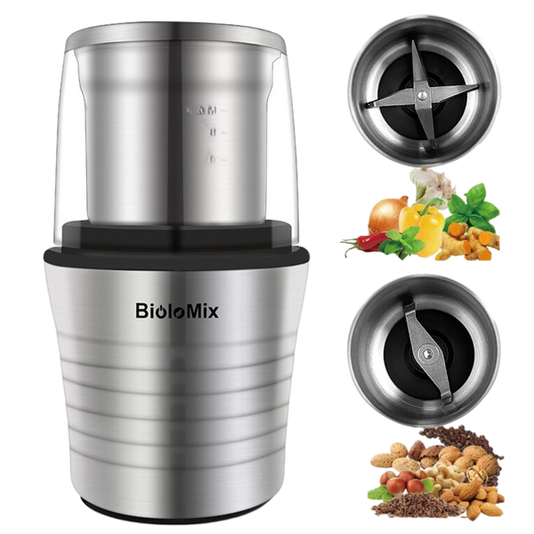 Powerful Compact Grinder For Fresh Coffee Beans And Spices