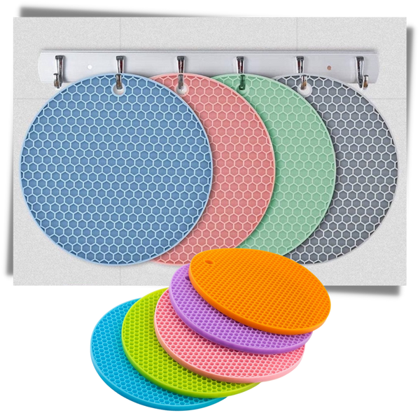 Silicone Pot Holder and Table Mat for Superior Heat Protection