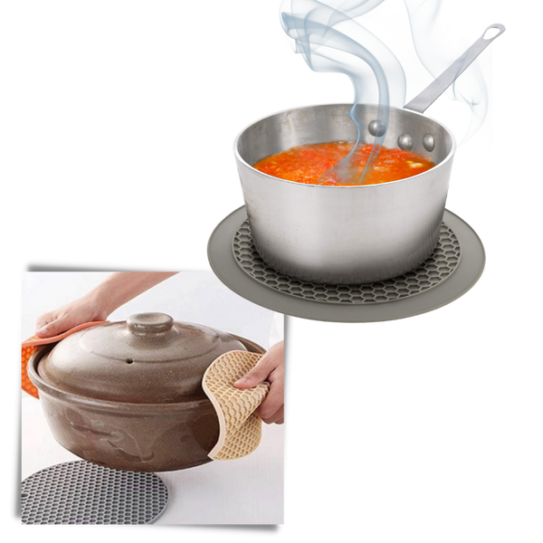 Silicone Pot Holder and Table Mat for Superior Heat Protection