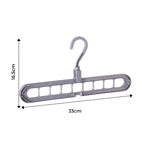 Rotating Space Saving Clothes Hanger for Easy Wardrobe Organization