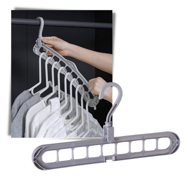 Rotating Space Saving Clothes Hanger for Easy Wardrobe Organization