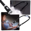 Hands-Free Neck Reading Light With Flexible Arms for Nighttime Reading