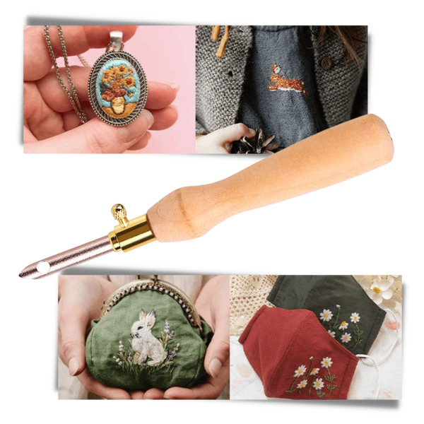 Premium Punch Needle Embroidery Kit For Effortless Stitching