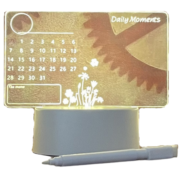 Bright LED Message Board With Pen For Clear Family Communication