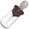 Glass Oil Bottle With Brush For Precise Pouring And Dispensing