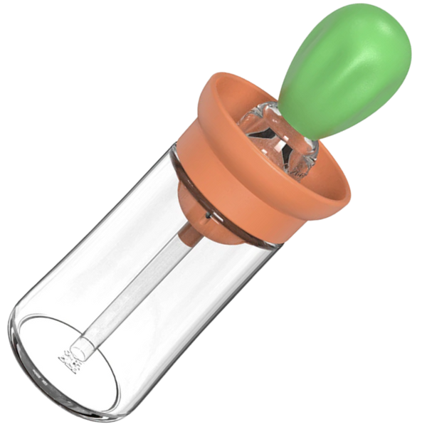 Glass Oil Bottle With Brush For Precise Pouring And Dispensing