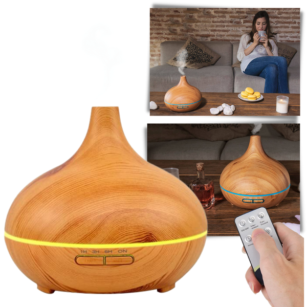 Ultrasonic Essential Oil Diffuser And Humidifier For Calming Ambiance