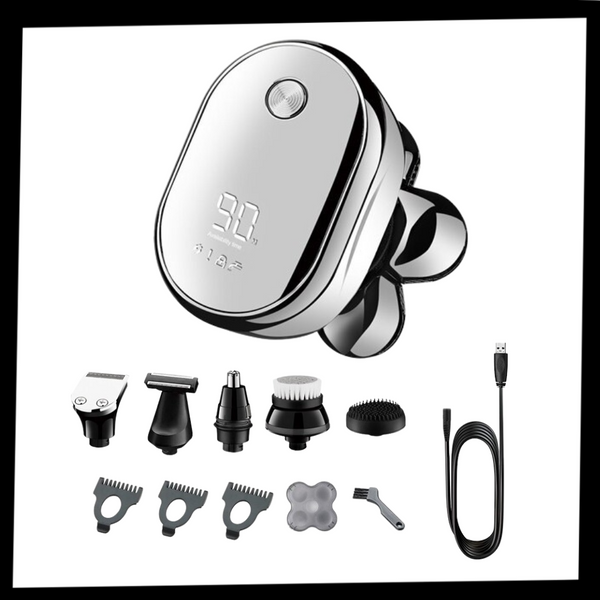 Premium Men All In One Grooming Kit For Wet And Dry Shaving