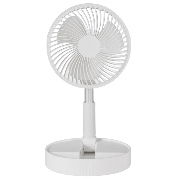 Portable Foldable USB Fan With Telescoping Arm For All Day Cooling