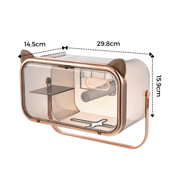 Premium Waterproof Toilet Paper Rack With Integrated Storage