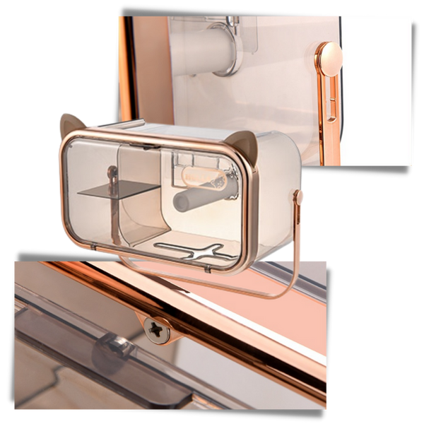 Premium Waterproof Toilet Paper Rack With Integrated Storage