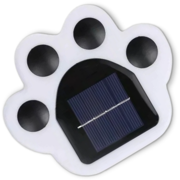 Paw Print Solar Pathway Light With Bright LED And IP65 Waterproof
