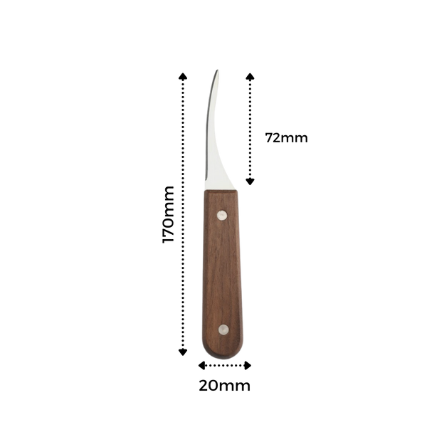 Stainless Steel Shrimp Peeling Knife for Safe Deveining and Cleaning