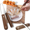 Stainless Steel Shrimp Peeling Knife for Safe Deveining and Cleaning