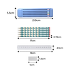 Premium Hard Pencil Case With Built In Ruler For Neat Organization