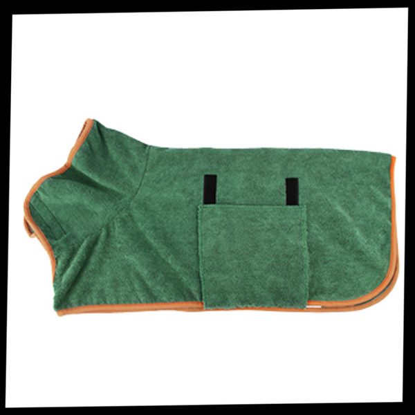 Ultra Absorbent Pet Bathrobe For Quick Drying And Comfort