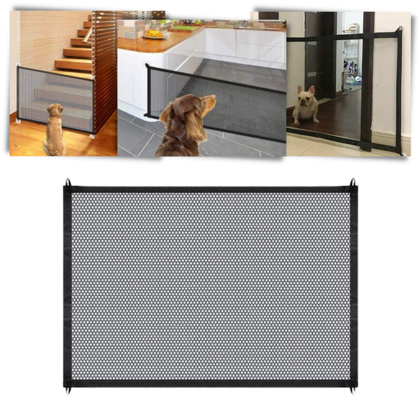 Adjustable Mesh Dog Fence For Easy Indoor Containment At Home