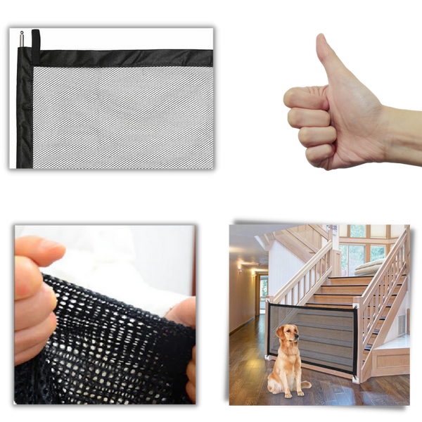 Adjustable Mesh Dog Fence For Easy Indoor Containment At Home