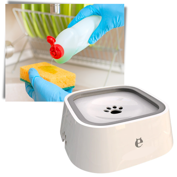 Floating Water Bowl With Non Slip Base For Splash Free Hydration