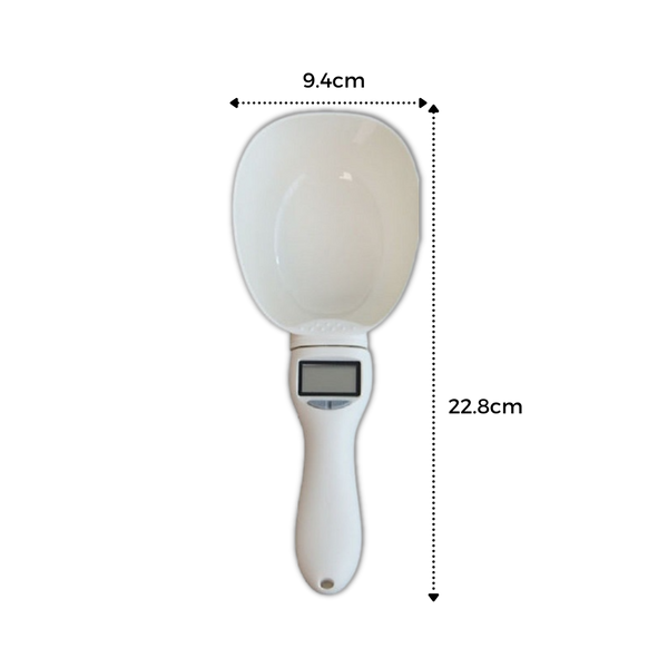 Pet Food Measuring Spoon With Digital Scale For Precise Feeding