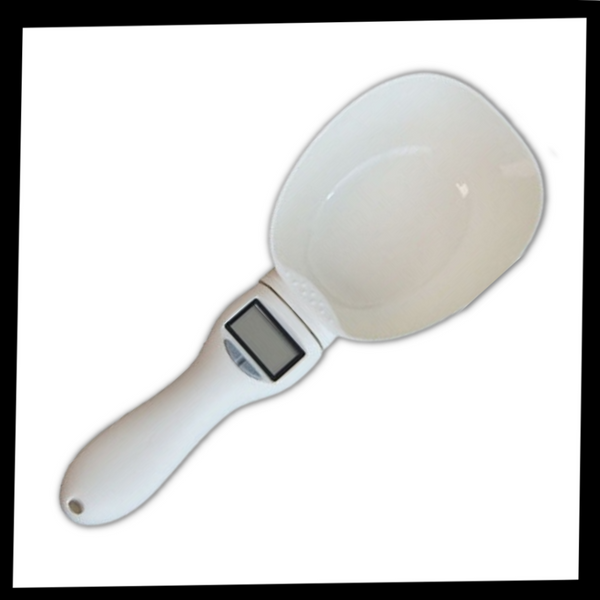 Pet Food Measuring Spoon With Digital Scale For Precise Feeding