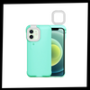 Phone Case With Built In Ring Light For Clear Selfies In Low Light