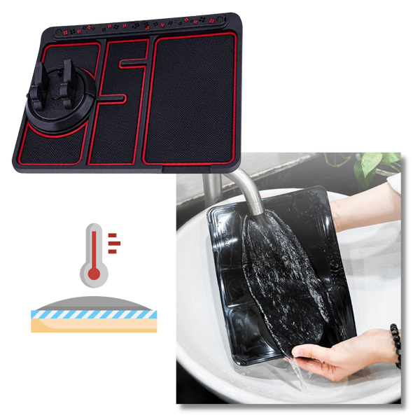 Car Phone Mount With Secure Grip And Aromatherapy Slot