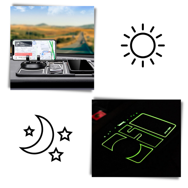 Car Phone Mount With Secure Grip And Aromatherapy Slot