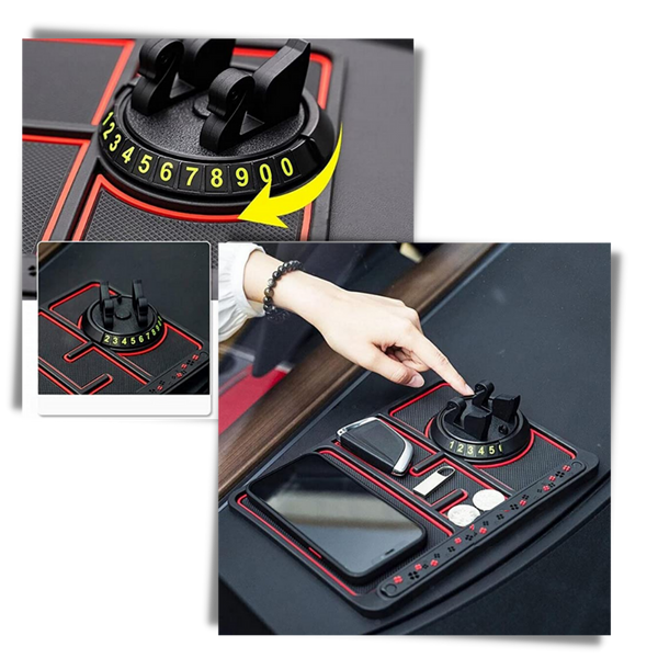 Car Phone Mount With Secure Grip And Aromatherapy Slot
