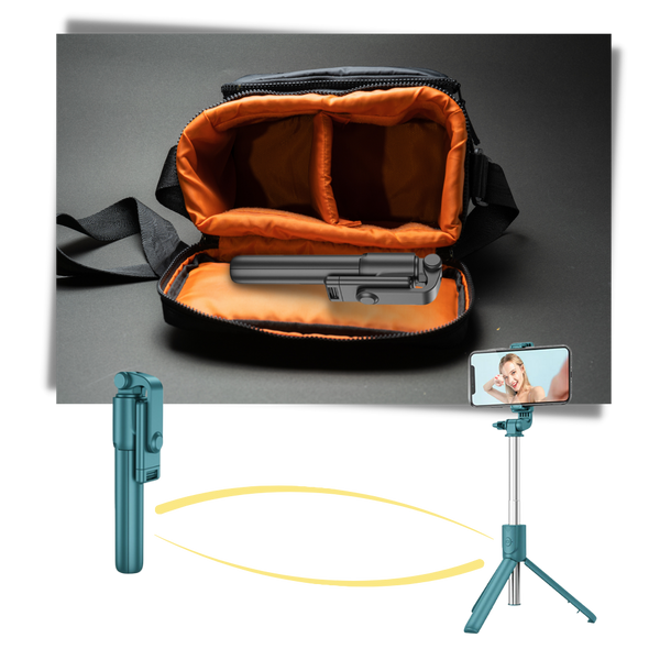 Premium Smartphone Selfie Stick With Tripod For Stable Full-Body Shots