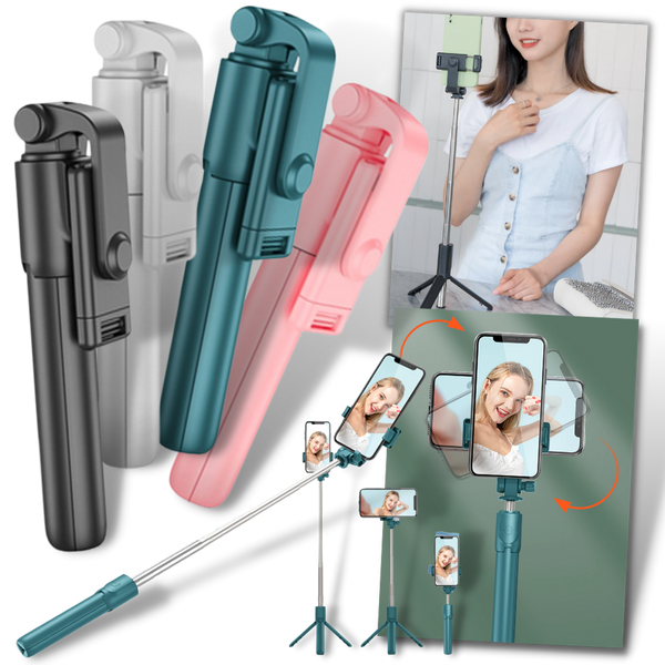 Premium Smartphone Selfie Stick With Tripod For Stable Full-Body Shots
