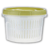 Stackable Draining Food Storage Container Keeps Produce Fresh