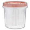 Stackable Draining Food Storage Container Keeps Produce Fresh
