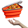 Expandable Pizza Slice Storage Case Keeps Slices Fresh On The Go